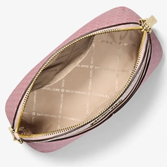 🌷 Michael Kors Jet Set Travel Medium Color-Block Signature Logo Crossbody Bag 🌷 - Picture 8 of 16